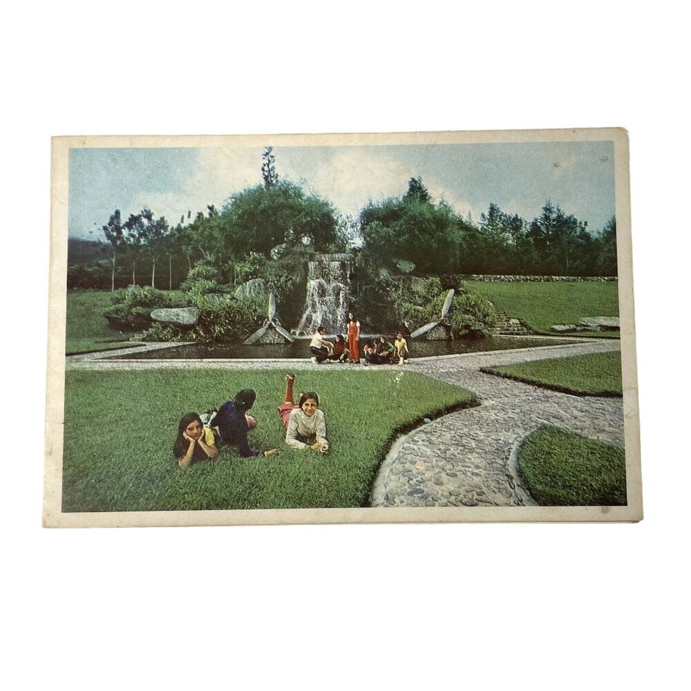 Vintage Postcard Cascada de Las Helices San Javier Murcia Spain u